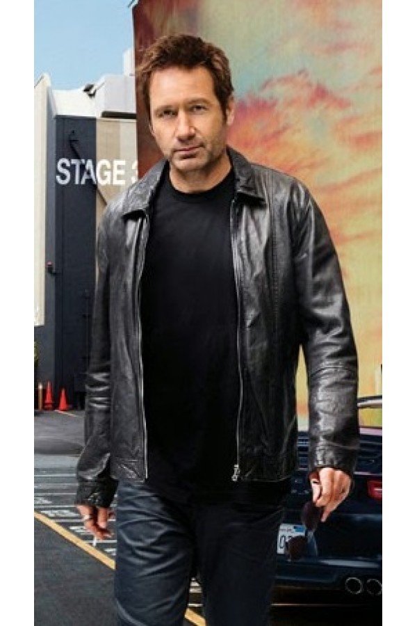 Hank moody shop leather jacket brand